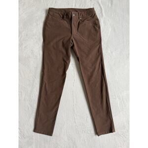 Lululemon Pants ABC Warpstreme Trouser Slim Fit Brown Size 28